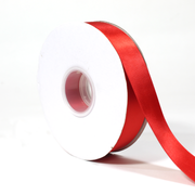 1 inch red double face satin ribbon 25 yards