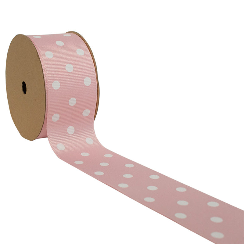 1 1/2" Polka Dot Grosgrain Ribbon -25 Yards