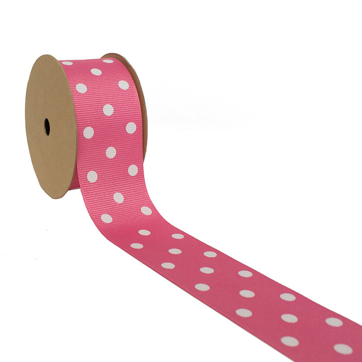 1 1/2" Polka Dot Grosgrain Ribbon -25 Yards