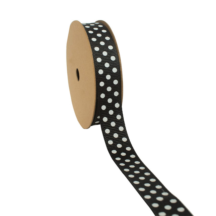 5/8" Grosgrain Confetti Dot Grosgrain Ribbon - 25 Yards