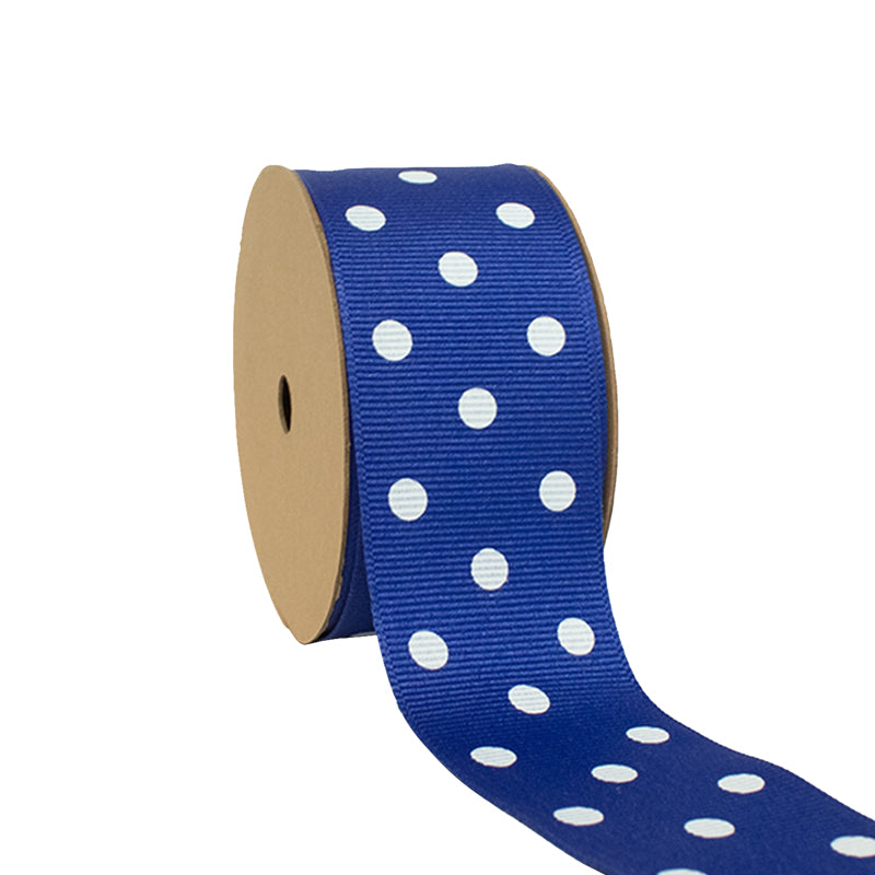 1 1/2" Polka Dot Grosgrain Ribbon -25 Yards