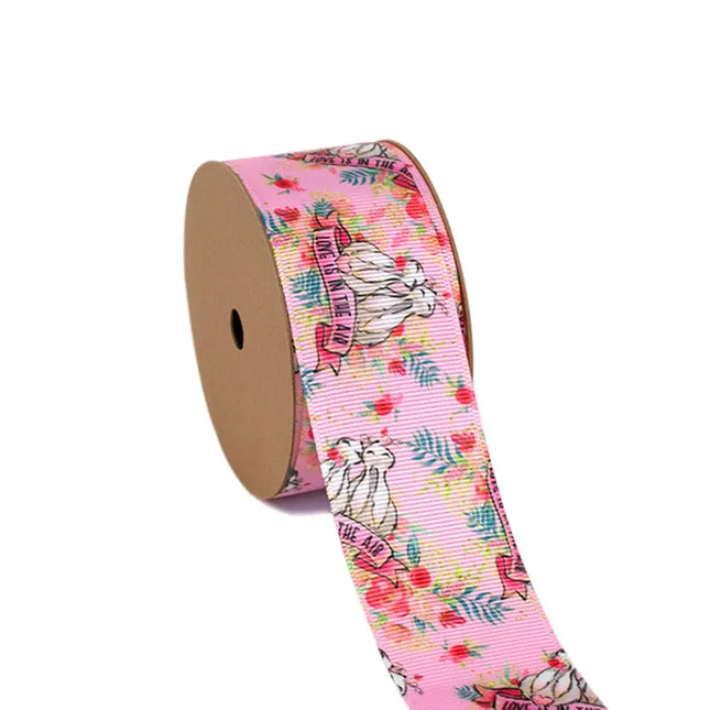 1 1/2" BUNNY LOVE GROSGRAIN RIBBON LaRibbons and Crafts