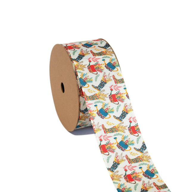 1 1/2" GARDEN DELIGHT GROSGRAIN RIBBON LaRibbons and Crafts