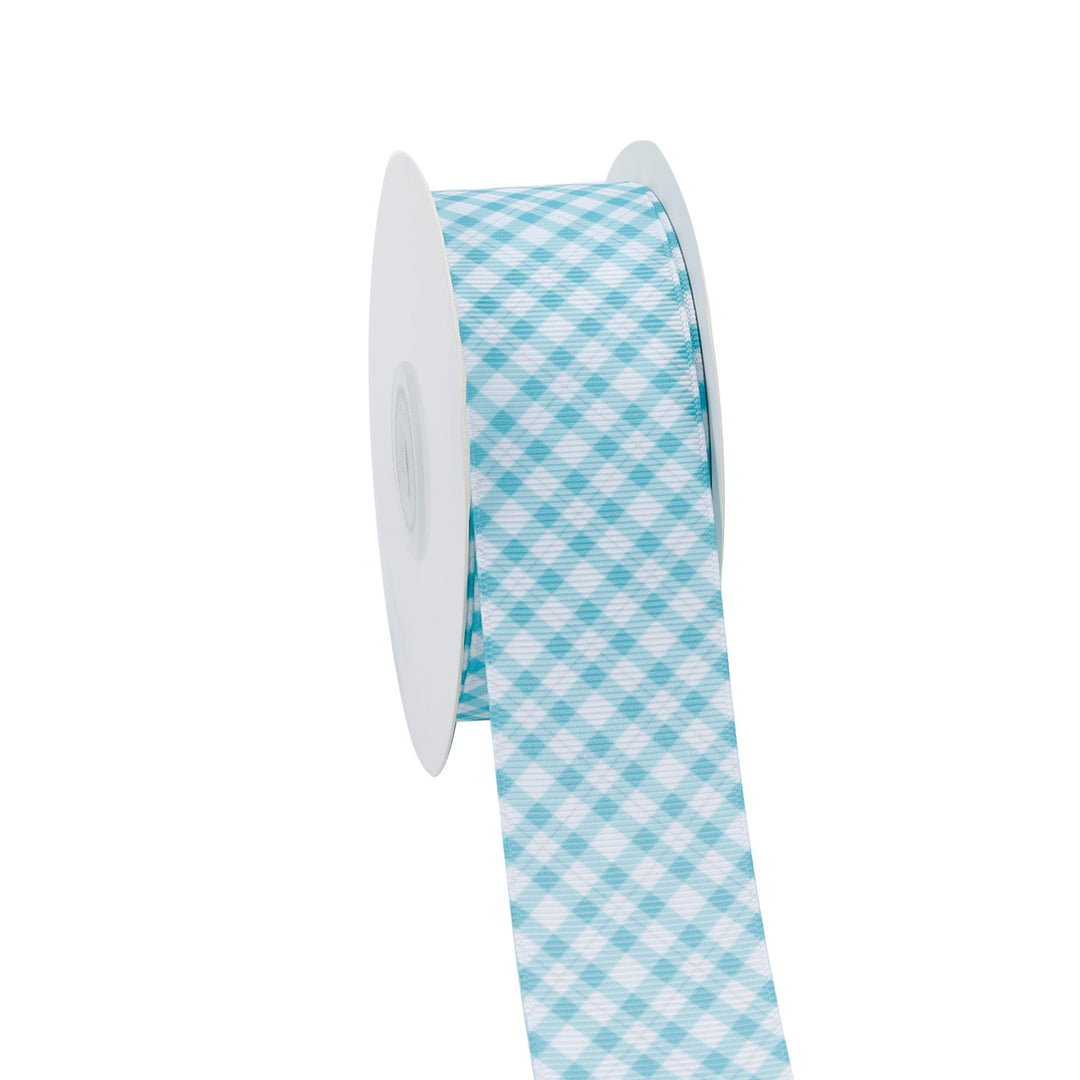 ICE PLAID GROSGRAIN RIBBON