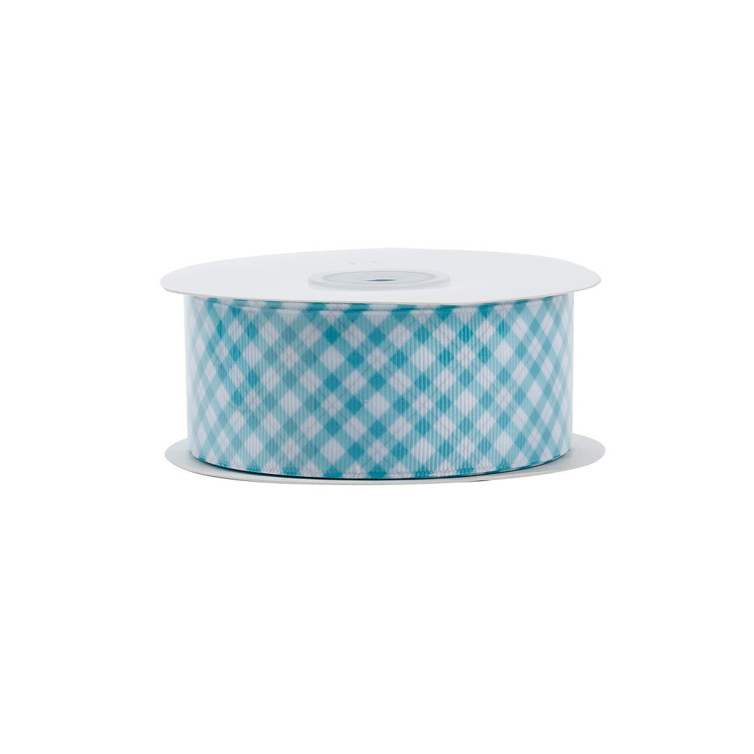 ICE PLAID GROSGRAIN RIBBON