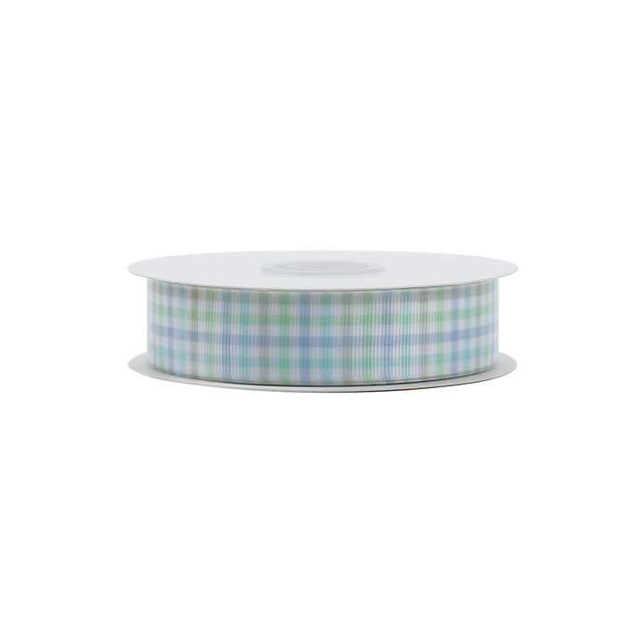 BOY PLAID GROSGRAIN RIBBON