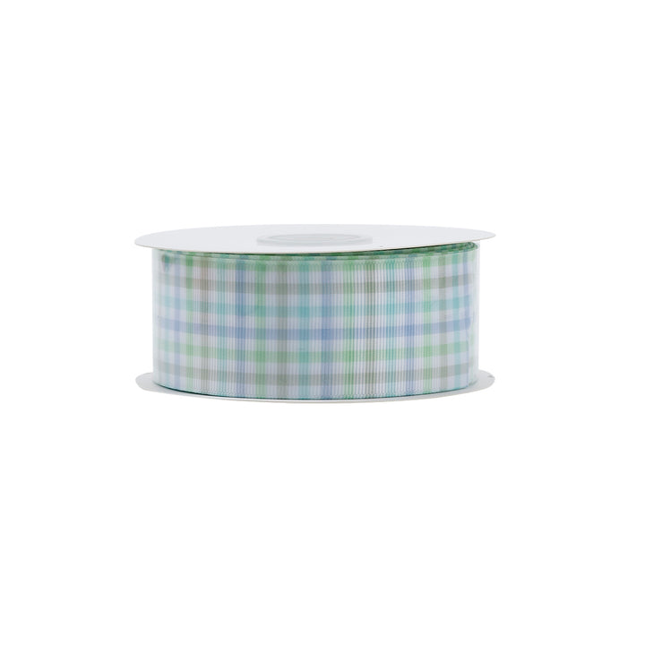 BOY PLAID GROSGRAIN RIBBON