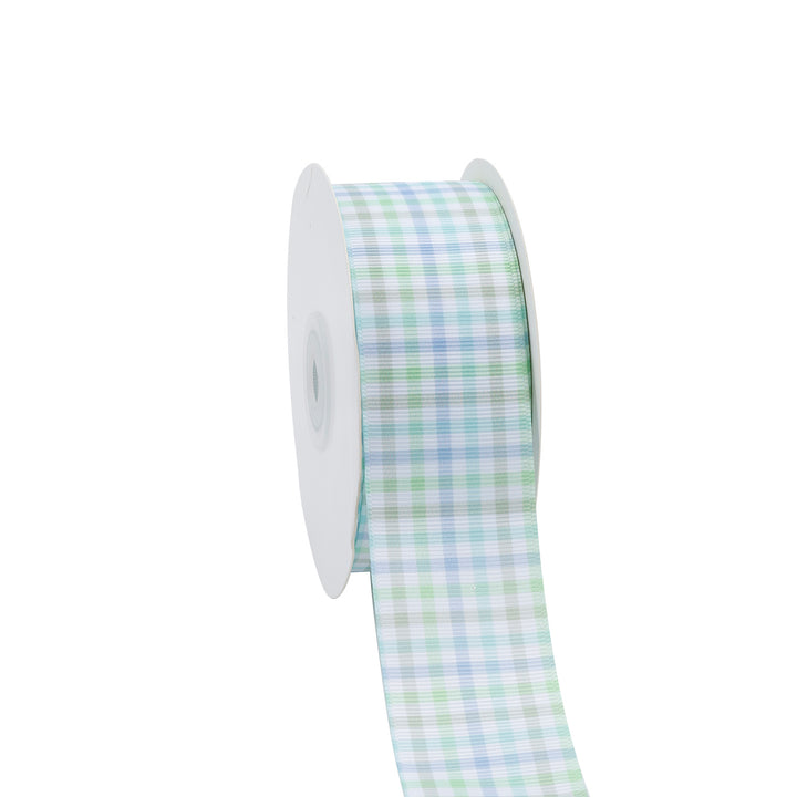 BOY PLAID GROSGRAIN RIBBON