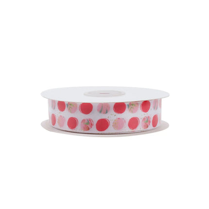 7/8" LOVE DOTS GROSGRAIN RIBBON LaRibbons and Crafts