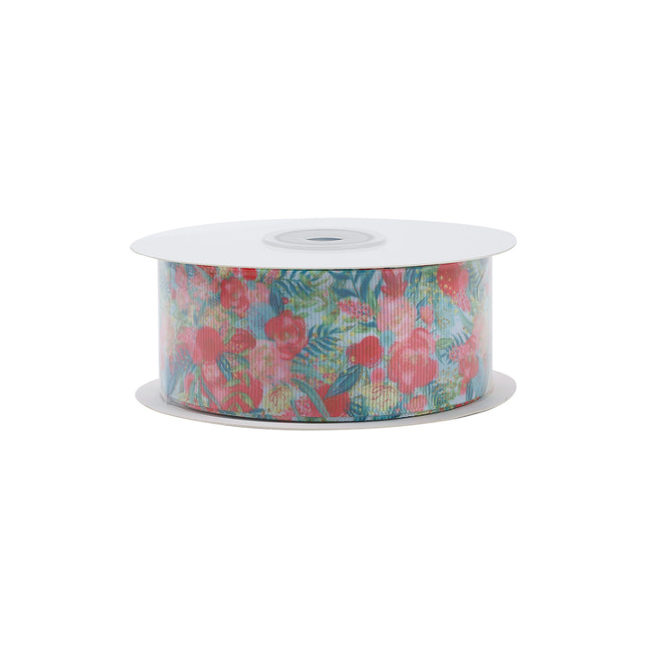 1 1/2" FLORAL BEAUTY GROSGRAIN RIBBON