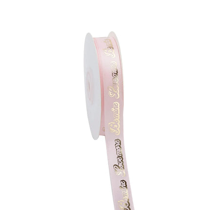 5/8" BE MINE LOVE MORE SF SATIN RIBBON LaRibbons and Crafts