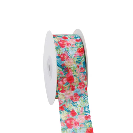 1 1/2" FLORAL BEAUTY GROSGRAIN RIBBON LaRibbons and Crafts