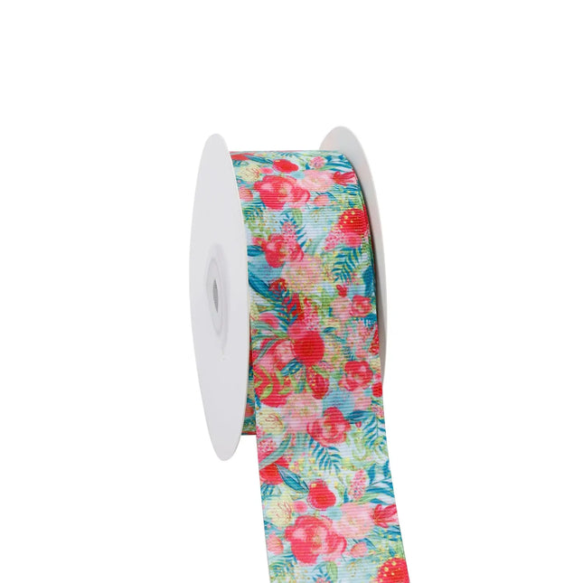 1 1/2" FLORAL BEAUTY GROSGRAIN RIBBON LaRibbons and Crafts