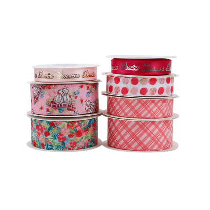 1 1/2" FLORAL BEAUTY GROSGRAIN RIBBON LaRibbons and Crafts