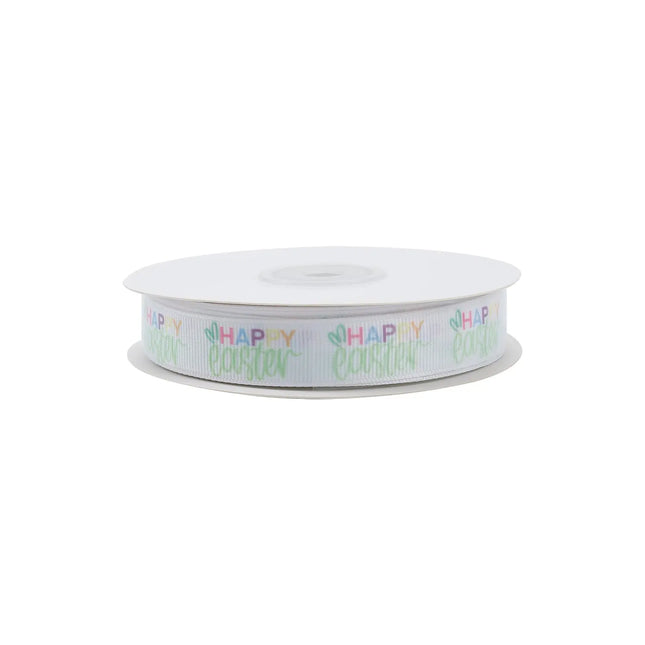"HAPPY EASTER" GROSGRAIN RIBBON LaRibbons and Crafts