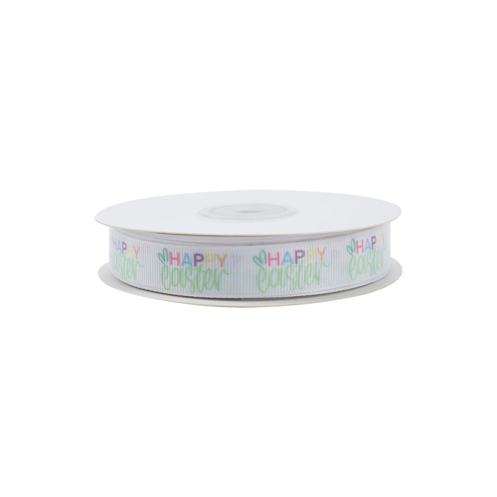 "HAPPY EASTER" GROSGRAIN RIBBON