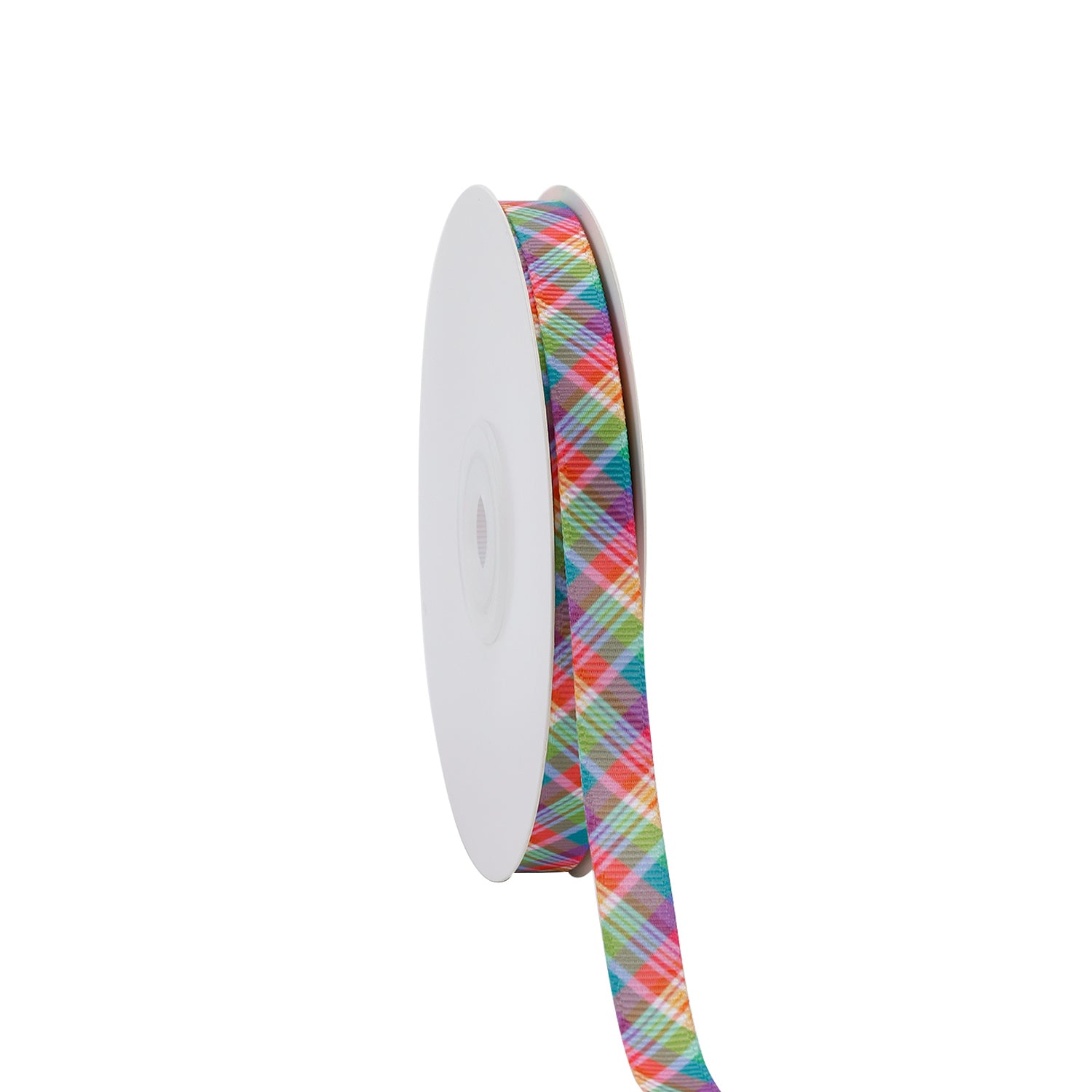 SPRING PLAID GROSGRAIN RIBBON LaRibbons and Crafts