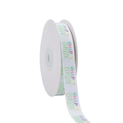 "HAPPY EASTER" GROSGRAIN RIBBON LaRibbons and Crafts