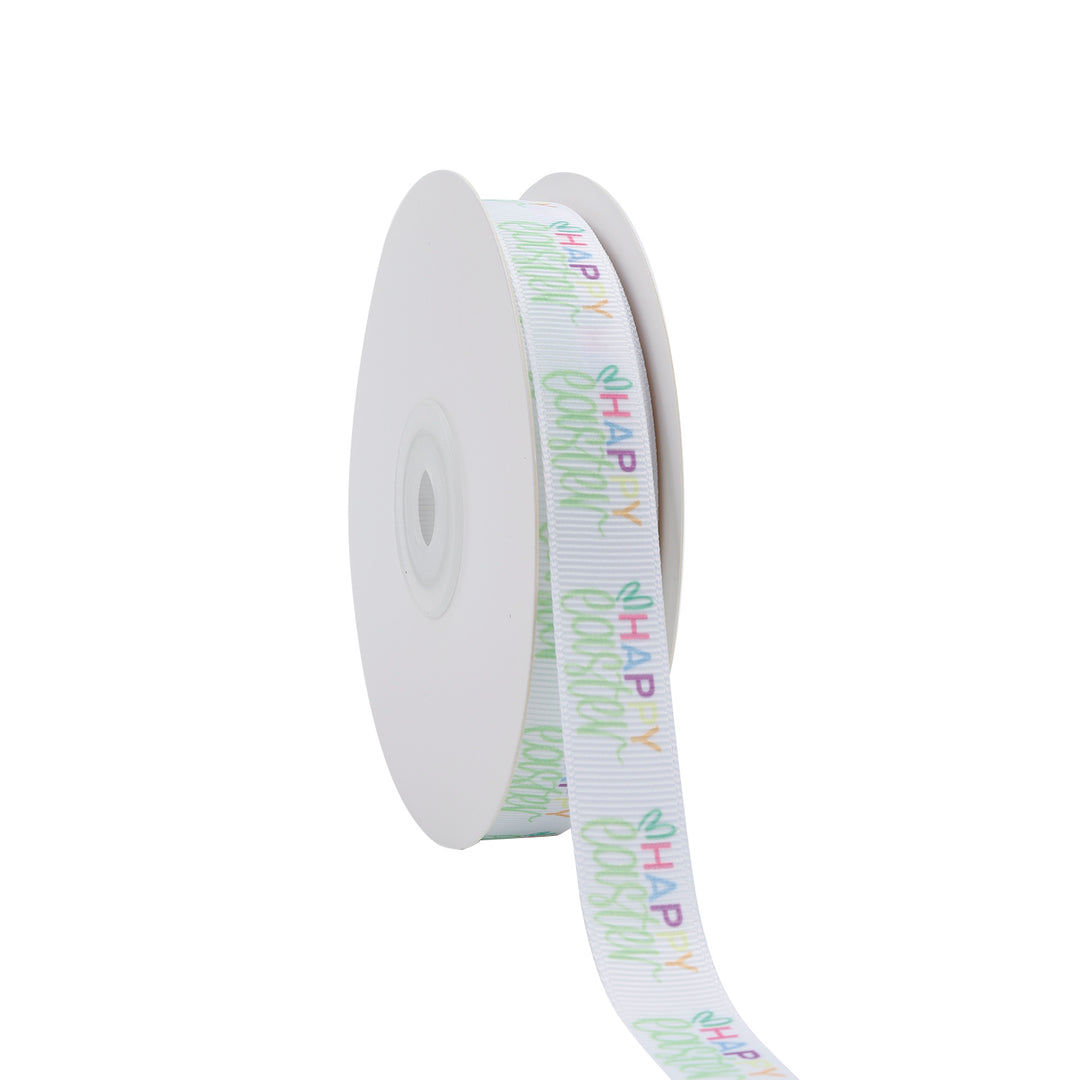 "HAPPY EASTER" GROSGRAIN RIBBON