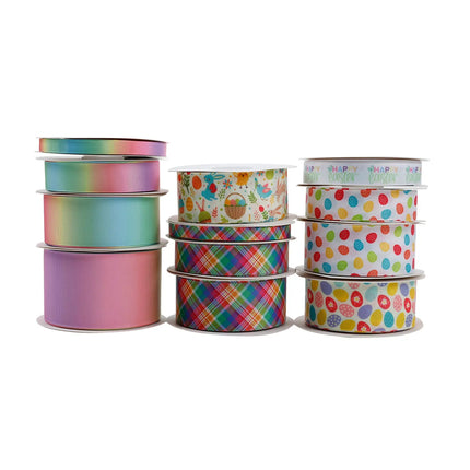 "HAPPY EASTER" GROSGRAIN RIBBON LaRibbons and Crafts