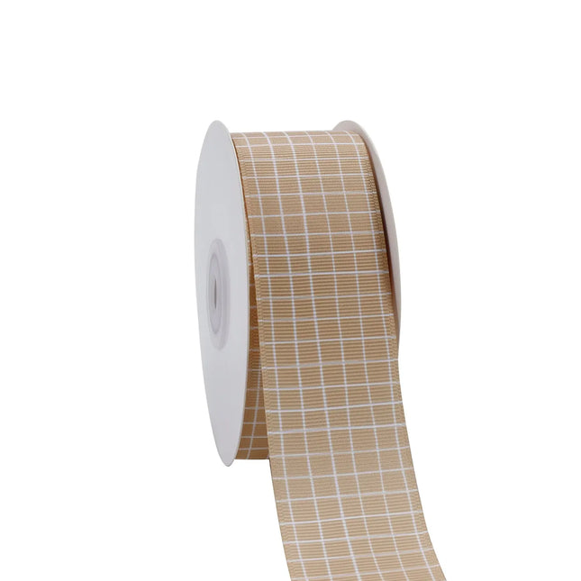 HARVEST CHECK GROSGRAIN RIBBON LaRibbons and Crafts