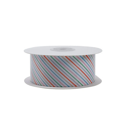 MERRY STRIPE GROSGRAIN RIBBON LaRibbons and Crafts
