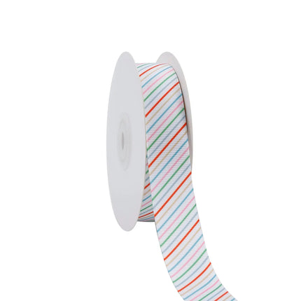 MERRY STRIPE GROSGRAIN RIBBON LaRibbons and Crafts