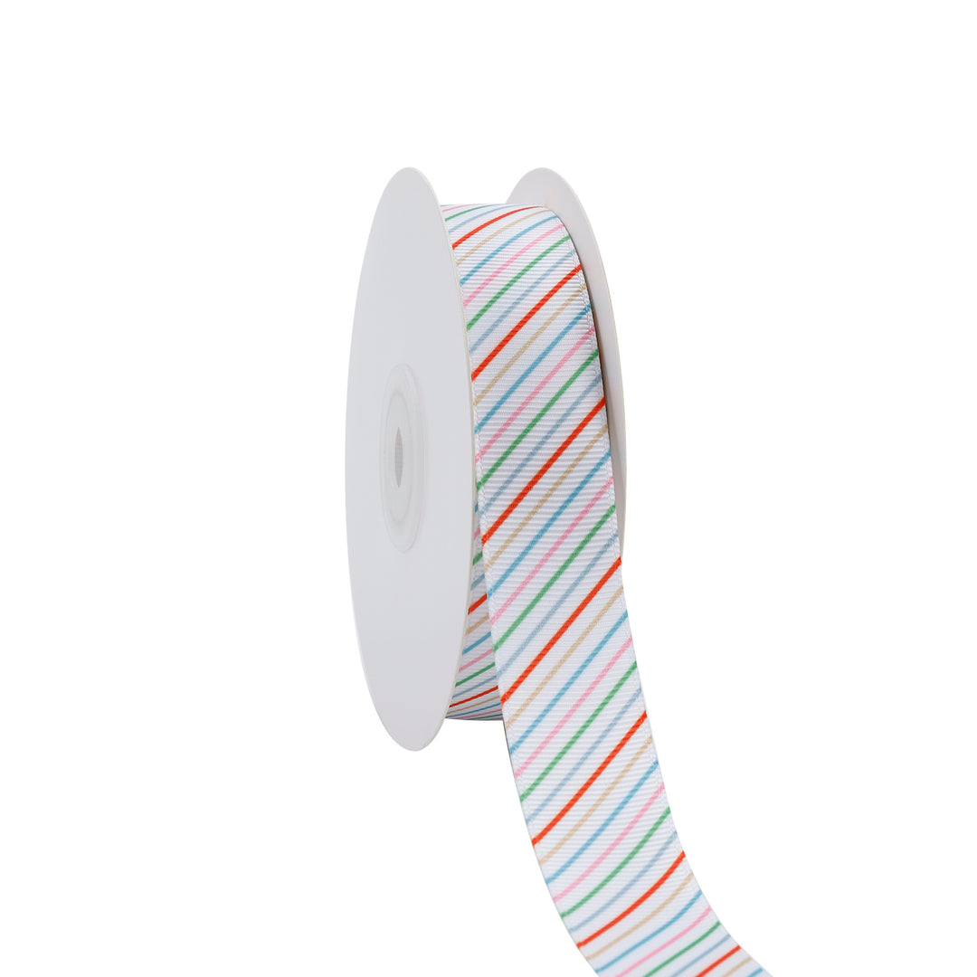 MERRY STRIPE GROSGRAIN RIBBON