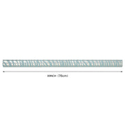 Metallic Zebra Silver Foil/Baby Blue Wrapping Paper Roll - 30 " X 16'/Roll
