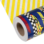 Racing Cars Reversible Wrapping Paper - 30" X 98.5' Jumbo Roll
