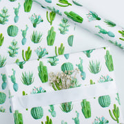 Watercolor Cactus Reversible Wrapping Paper - 30" X 98.5' Jumbo Roll